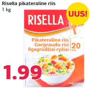 Allahindlus - Risella pikateraline riis 1 kg