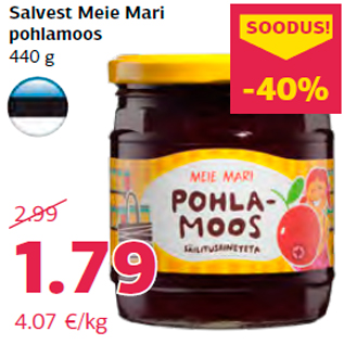 Allahindlus - Salvest Meie Mari pohlamoos 440 g