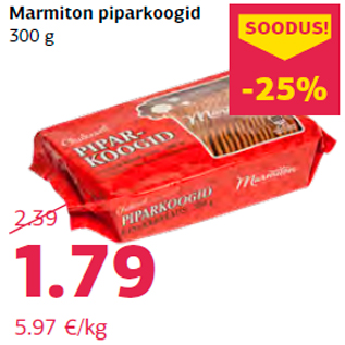 Allahindlus - Marmiton piparkoogid 300 g