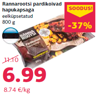 Allahindlus - Rannarootsi pardikoivad hapukapsaga