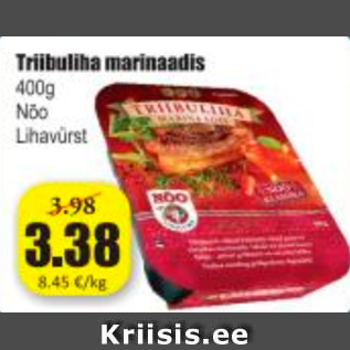 Allahindlus - Triibuliha marinaadis