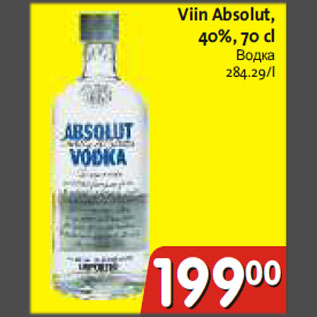 Allahindlus - Viin Absolut