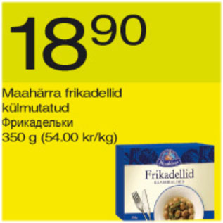 Allahindlus - Maahärra frikadellid külmutatud