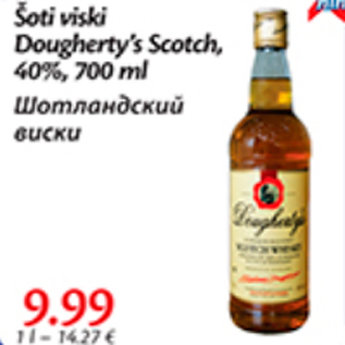 Allahindlus - Šoti viski Dougherty´s Scotch