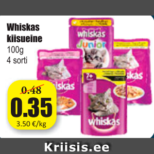 Allahindlus - Whiskas kiisueine