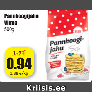 Allahindlus - Pannkoogijahu Vilma 500 g