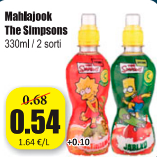 Allahindlus - Mahlajook The Simpsons