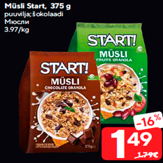 Allahindlus - Müsli Start, 375 g