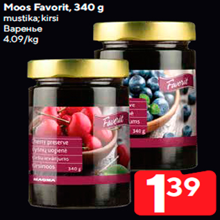 Allahindlus - Moos Favorit, 340 g