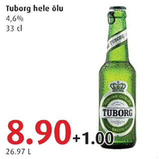 Allahindlus - Tuborg hele õlu