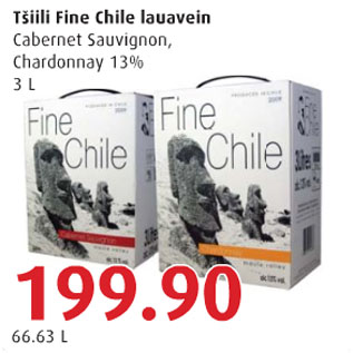 Allahindlus - Tšiili Fine Chile lauavein