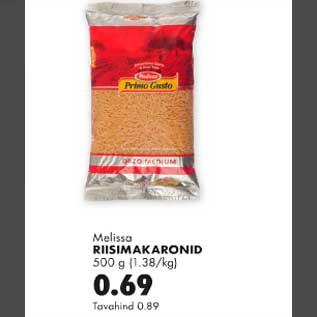 Allahindlus - Riisimakaronid 500g