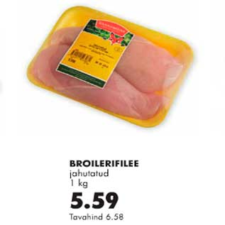 Allahindlus - Broilerifilee jahutatud 1kg