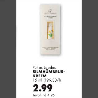 Allahindlus - Silmaümbruskreem 15ml