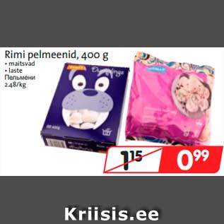 Allahindlus - Rimi pelmeenid, 400 g