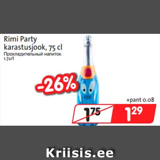 Allahindlus - Rimi Party karastusjook, 75 cl