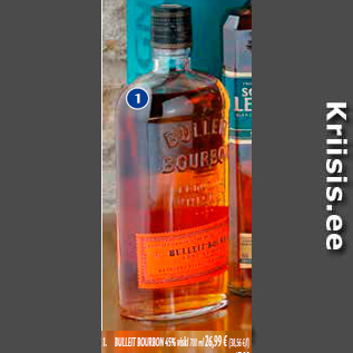 Allahindlus - 1. BULLEIT BOURBON 45% viski 700 ml