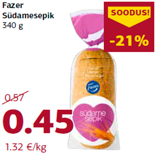 Allahindlus - Fazer Südamesepik 340 g