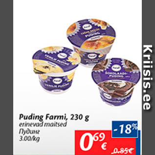 Allahindlus - Puding Farmi, 230 g