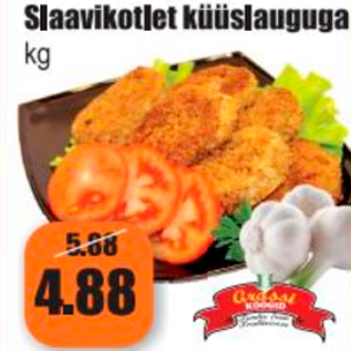 Allahindlus - Slaavikotlet küüslauguga kg