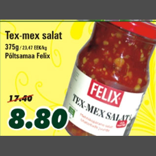 Allahindlus - Tex-mex salat