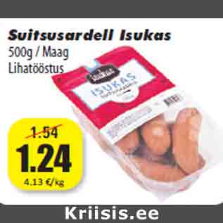 Allahindlus - Suitsusardell Isukas 500g / Maag Lihatööstus