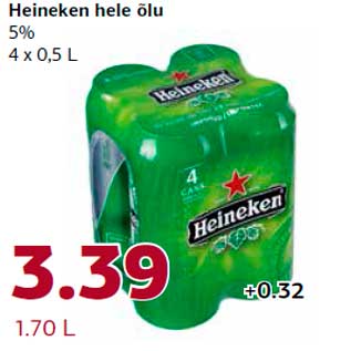 Allahindlus - Heineken hele õlu