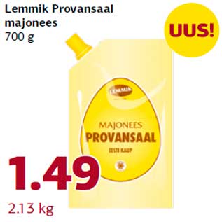 Allahindlus - Lemmik Provansaal majonees 700 g