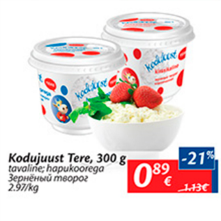 Allahindlus - Kodujuust Tere, 300 g