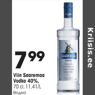 Allahindlus - Viin Saaremaa Vodka