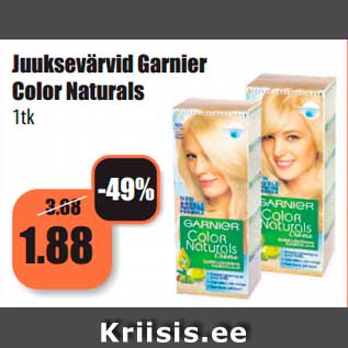 Allahindlus - Juuksevärvid Garnier Color Naturals 1tk