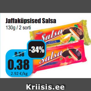 Allahindlus - Jaffaküpsised Salsa