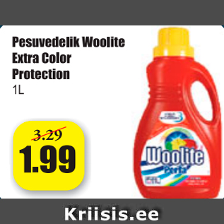 Allahindlus - Pesuvedelik Woolite Extra Color Protection 1 l