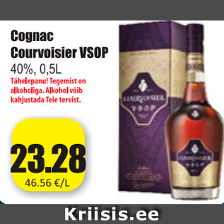 Allahindlus - Cognac Courvoisier VSOP