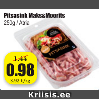 Allahindlus - Pitsasink Maks&Moorits