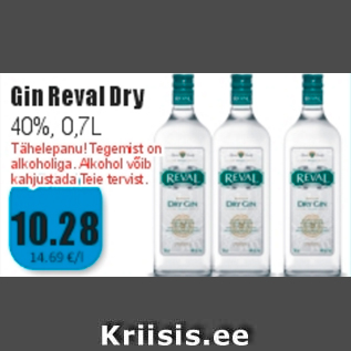 Allahindlus - Gin Reval Dry