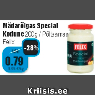 Allahindlus - Mädarõigas Special Kodune