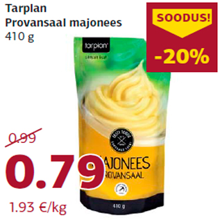 Allahindlus - Tarplan Provansaal majonees 410 g