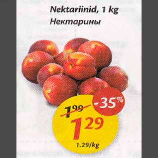 Allahindlus - Nektariinid, 1 kg