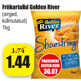 Allahindlus - Friikartulid Golden River