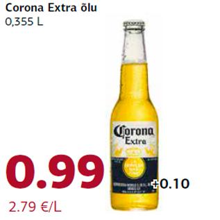 Allahindlus - Corona Extra õlu 0,355 L