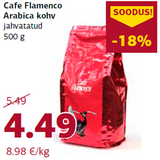 Allahindlus - Cafe Flamenco Arabica kohv