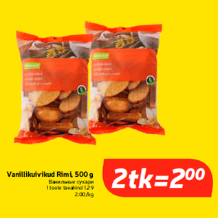 Allahindlus - Vanillikuivikud Rimi, 500 g