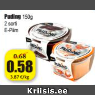 Allahindlus - Puding