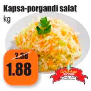 Allahindlus - Kapsa-porgandi salat kg