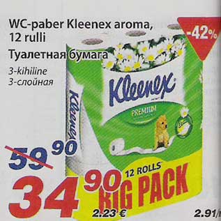 Allahindlus - WC-paber Kleenex aroma