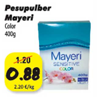 Allahindlus - Pesupulber Mayeri Color 400g