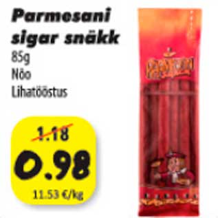 Allahindlus - Parmesani sigar snäkk 85 g