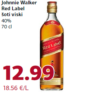 Allahindlus - Johnnie Walker Red Label šoti viski