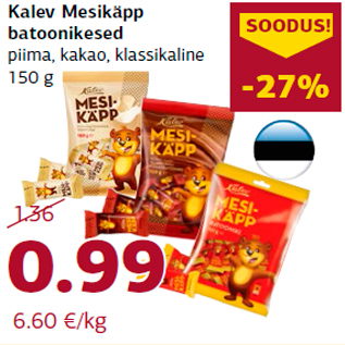 Allahindlus - Kalev Mesikäpp batoonikesed